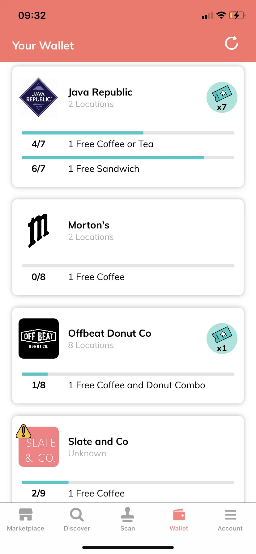 Squid digital wallet interface