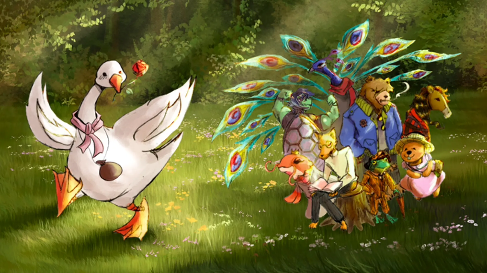 Hula the Goose promotional artwork