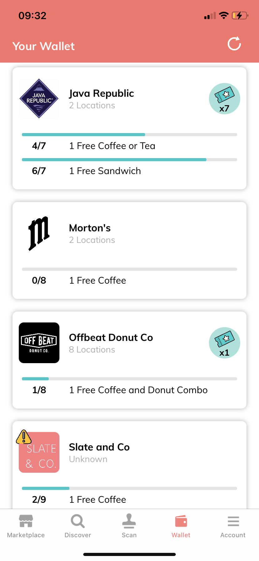 Squid digital wallet interface